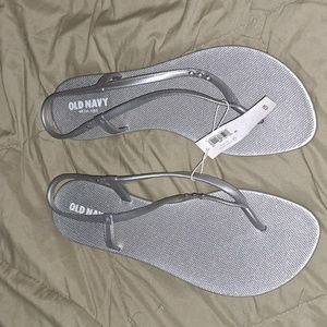 Silver new sandals